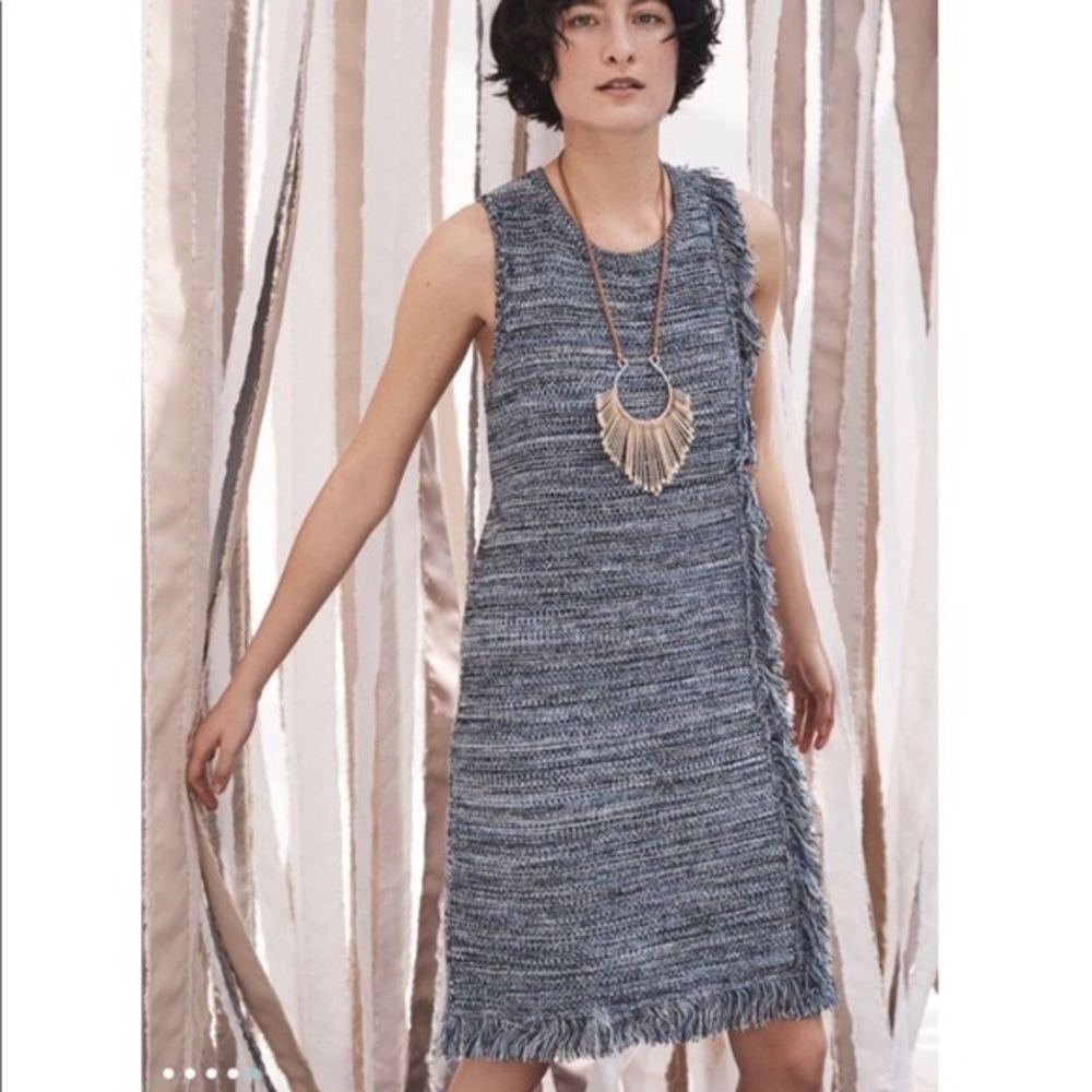 Anthropologie Holding Horses Fringed Sweater Dress